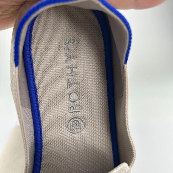 Rothys The Original Slip On US 8.5 Rothy's Off-White/Ivory Sneakers Womens - Picture 10 of 11